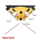 Прямоугольный лазерный уровень 90 градусов, проекционный квадратный нивелир