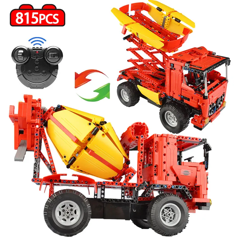 City RC Автобетоносмеситель автомобиль строительные блоки высокотехнологичных