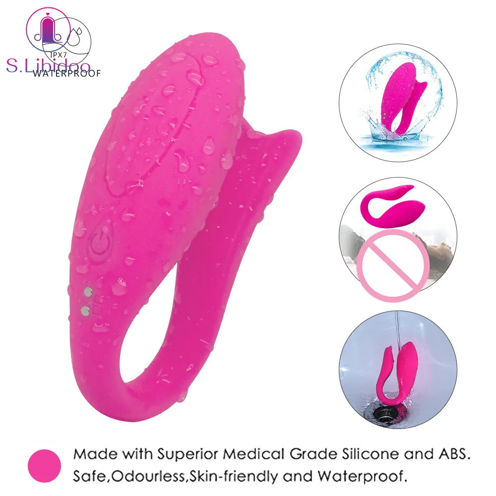 U образный беспроводной 12 виброизгиб скрученный Вибратор G точечный