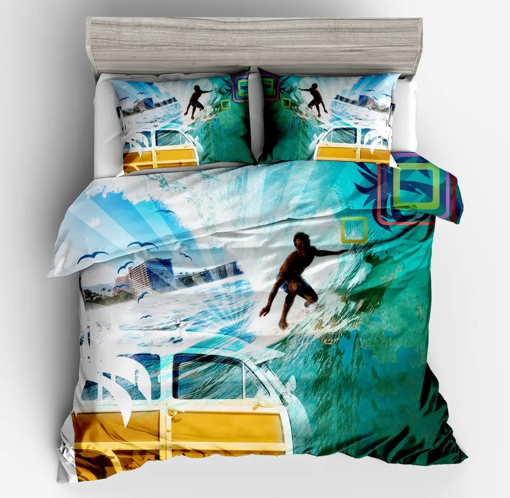 Футбольные баскетбольные фанаты набор пододеяльников детский подарок Комплект