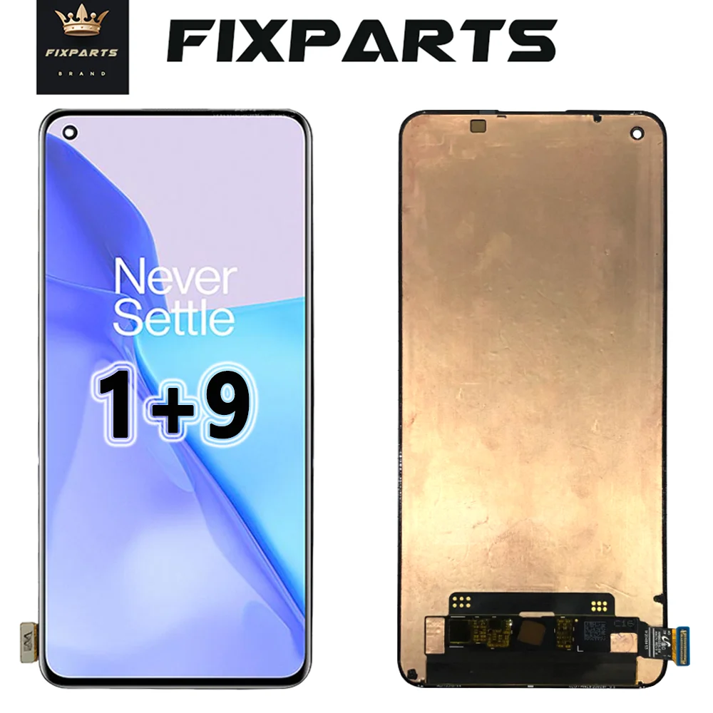 

AMOLED/TFT для Oneplus 9 ЖК-дисплей кодирующий преобразователь сенсорного экрана в сборе Repairment LE2113 LE2111 LE2110 LE2117 для 1 + 9 ЖК-экрана