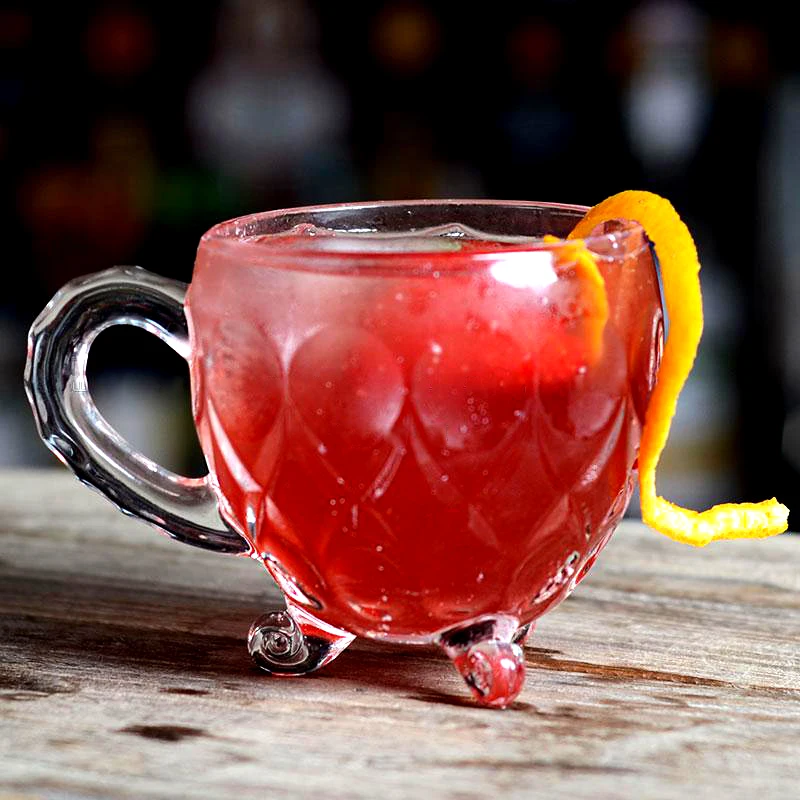 A Стакан для виски с украшением в виде кристаллов, выгравированный Творческий коктейль стеклянные стаканы для сока стекло прочное стекло иностранных Бар стекло - Цвет: A