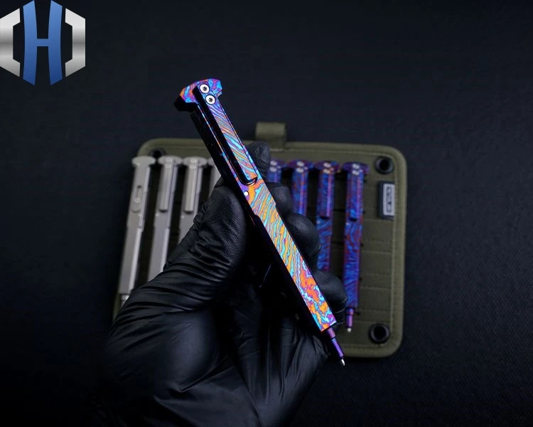 Тактическая ручка из титанового сплава креативная портативная для письма EDC