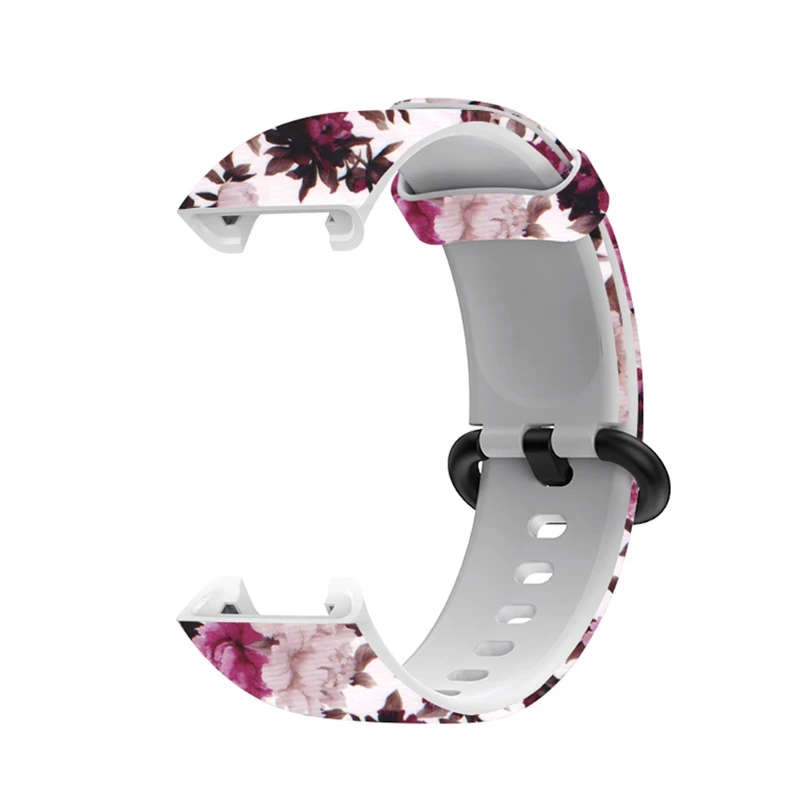 

2021 New For Redmi Mi Watch Lite Strap Silicone Replacement Sport Band Printed Bracelet