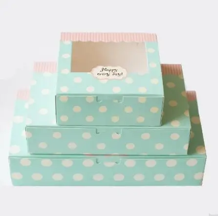 25 шт 5 размеров крафт-бумага синего цвета коробки коричневая упаковочная коробка