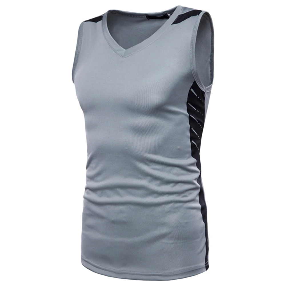 Мужская дышащая футболка без рукавов для отдыха на весну и лето Спортивная
