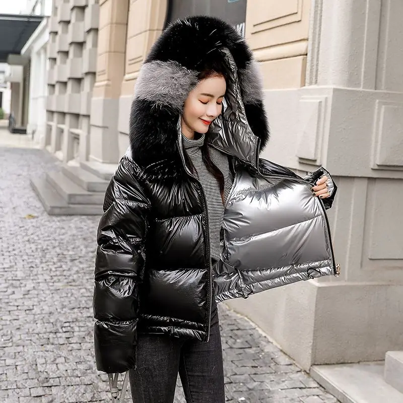 FTLZZ новый зимний пуховик с утиным пухом для девочек женские ботильоны из