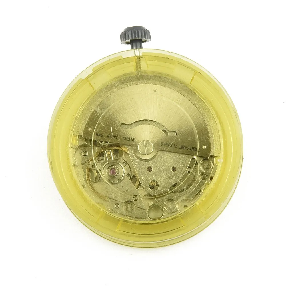 

3 Hands Watch Movement Automatic For Miyota 8215 Hour Wheel Silver Color