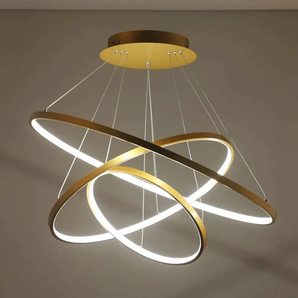 Современное Кольцо большого размера светодиодная подсветильник лампа сделай