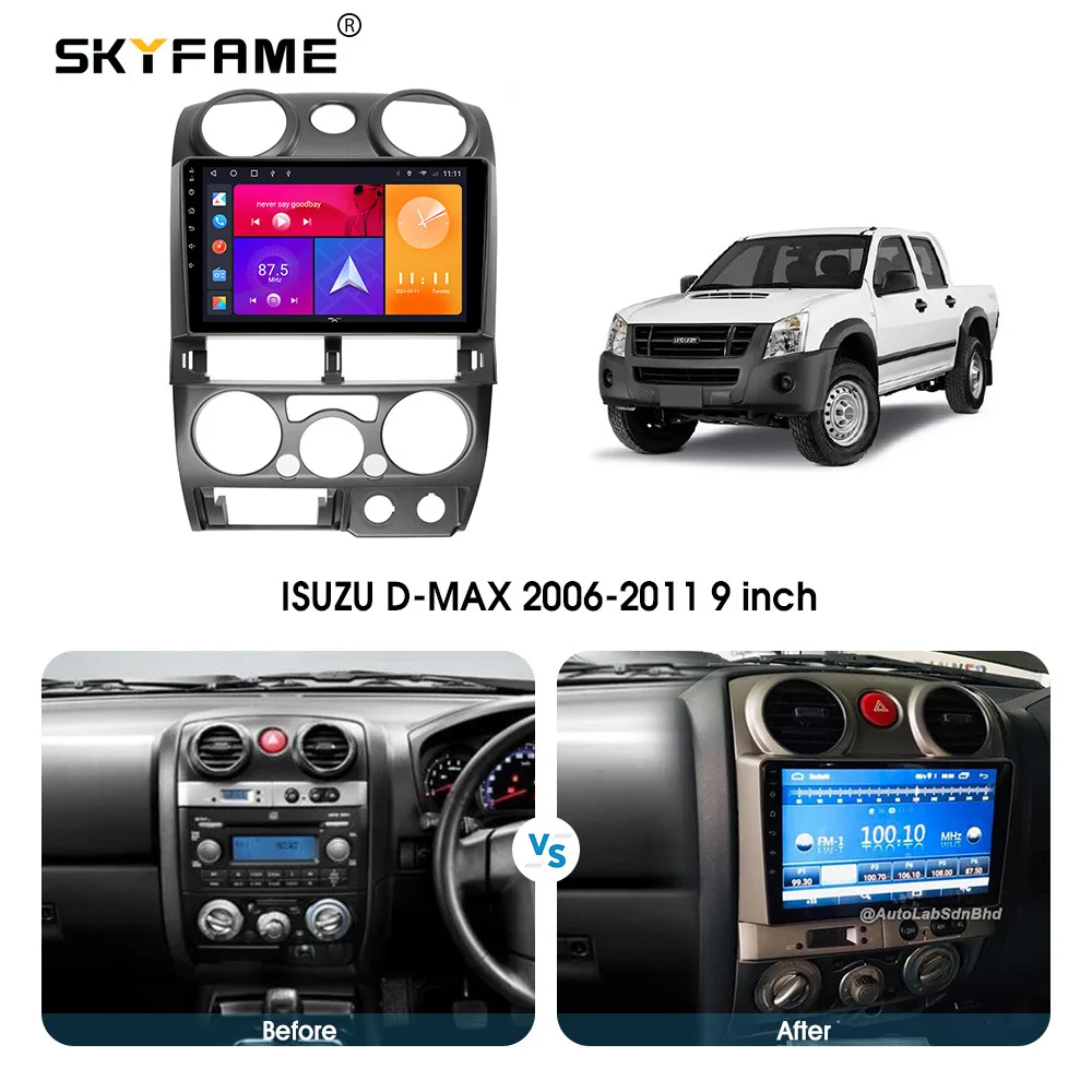 

For ISUZU D-MAX 2006-2011 2 Din Car Radio Android Multimedia Player GPS Navigation IPS Screen DSP 9 Inch