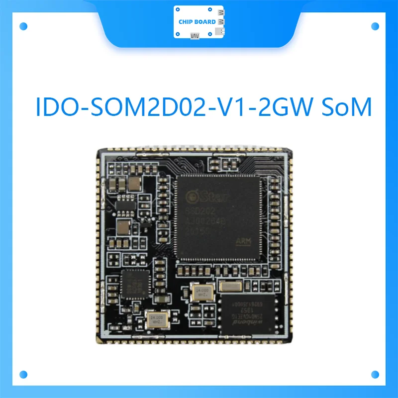 Seeed IDO-SOM2D02-V1-2GW SoM на основе SSD202 SoC - 128MB DDR3 RAM и 2GB SPI Flash | Компьютеры офис