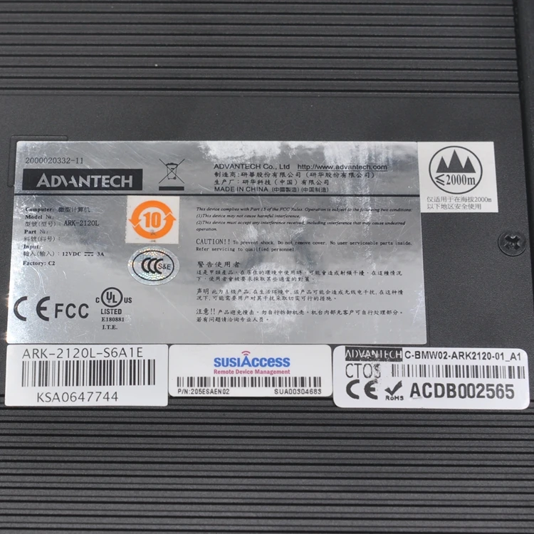 ADVANTECH ARK 2120L 2120 S6A1E Встроенный промышленный персональный компьютер оснащен 32G