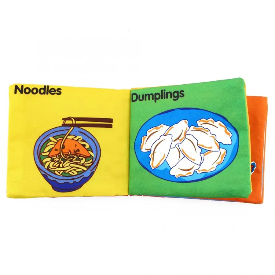 Книжка тканевая развивающая для детей мягкая игрушка познавательная книжка