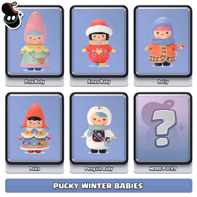 Детская Коллекционная кукла Pucky зимняя детская игрушка подарок на Рождество и