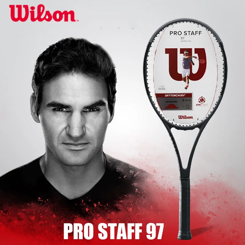 

Теннисная ракетка, Профессиональная теннисная ракетка из углеродного волокна ProStaff 97, ракетка Роджер Федерер, теннисная ракетка BLX PRO STARFF90 -40