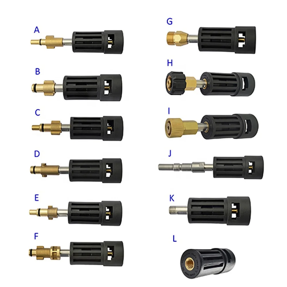 for Karcher Adapter High Pressure Water Gun Connector AR/Interskol/Lavor/Bosche/Huter/M22 Lance Wand to Karcher Female Adapter