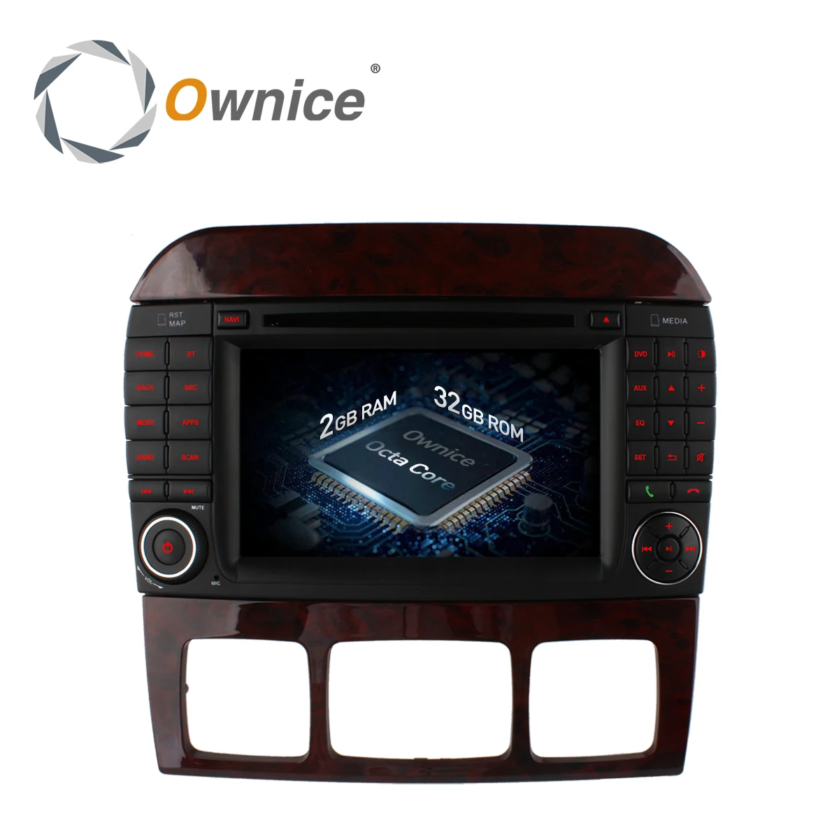 Ownice C500 Android 6 0 Восьмиядерный автомобильный DVD плеер для Mercedes S Class W220 S280 S320 S350 S400 S420