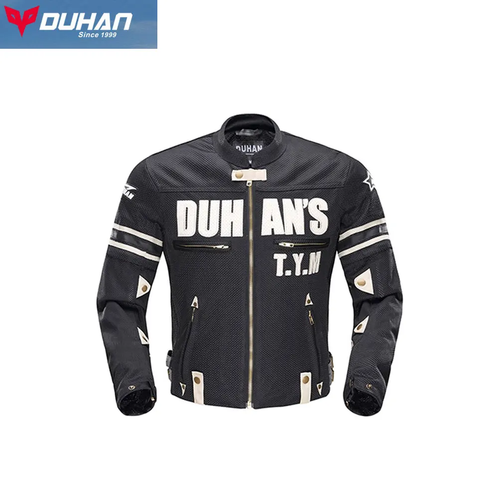 

DUHAN Motorcycle Men Jacket Moto Cycling Jacket Breathable Jaqueta Motoqueiro Motocross Chaqueta Body Protective Gear Waterproof