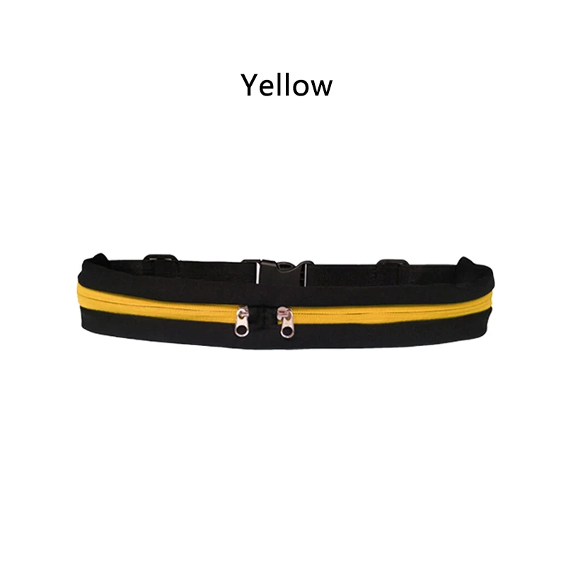 Yellow Новинка, нейлоновая поясная сумка для движения, водонепроницаемый ремень, личный кошелек для мужчин и женщин, для спорта, для бега, Повседневная многофункциональная дорожная сумка для телефона - Цвет: Yellow