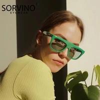 sorvino fashion oversized rivet square sunglasses women brand designer green frame shades eyewear vintage men sun glasses uv400