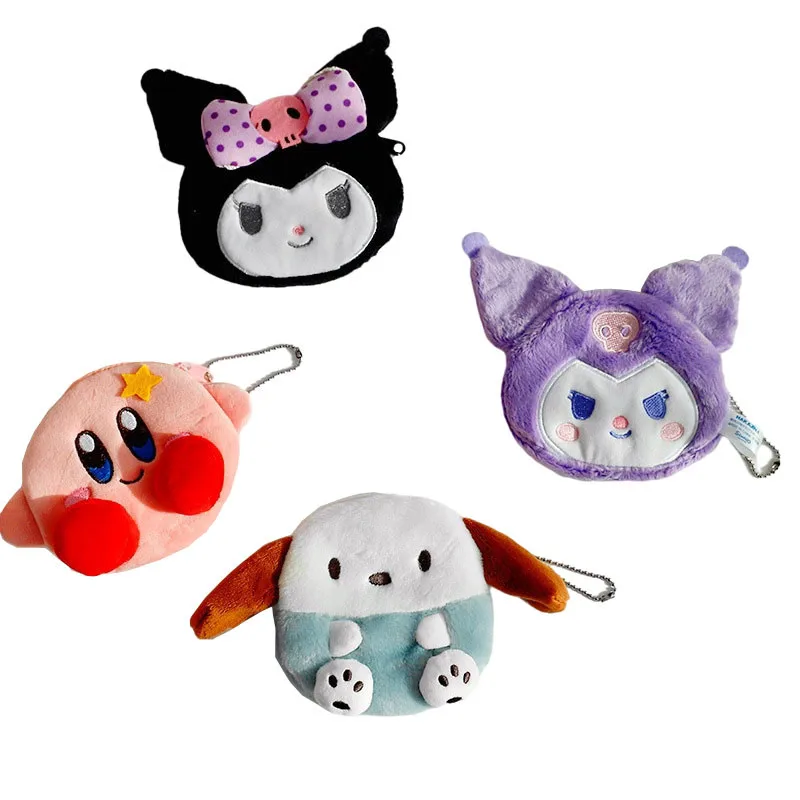 

Kawaii Sanriod мультфильм аниме серия Kuromi Почтовый Кошелек для монет сумка для наушников посылка для карт праздничный подарок для девочек