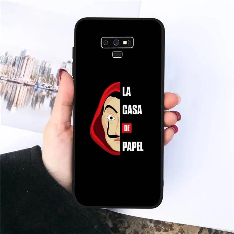 

Spain TV Money Heist House Paper Phone Case For Samsung S20 Ultra S7 edge S8 S9 S10 plus note9 10 20 A50 51 71