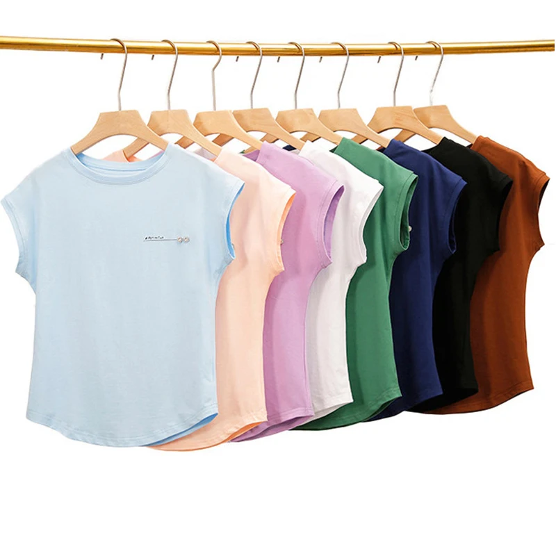 Рубашка из 95% хлопка высокого качества женская блузка летние однотонные синие