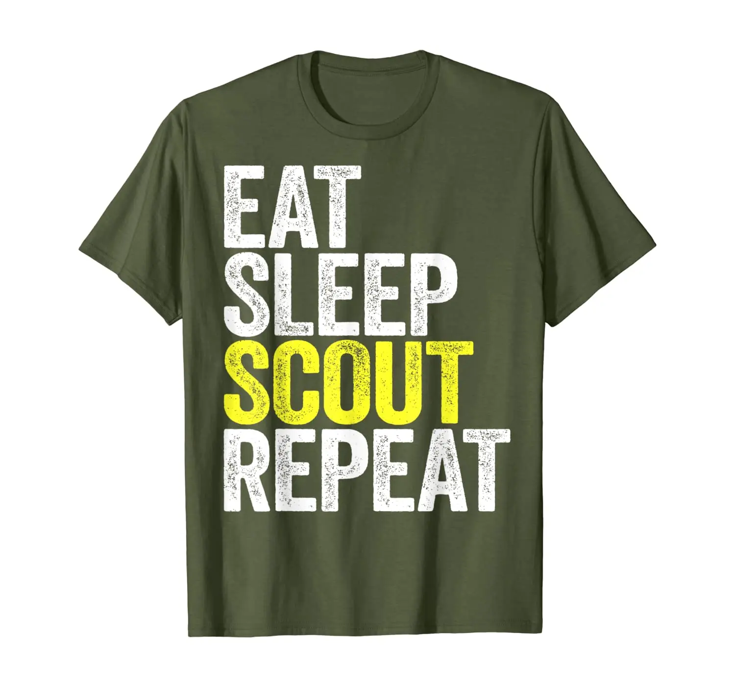 

Eat Sleep Scout Repeat T-Shirt Scouting Gift Shirt