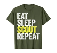 eat sleep scout repeat t shirt scouting gift shirt