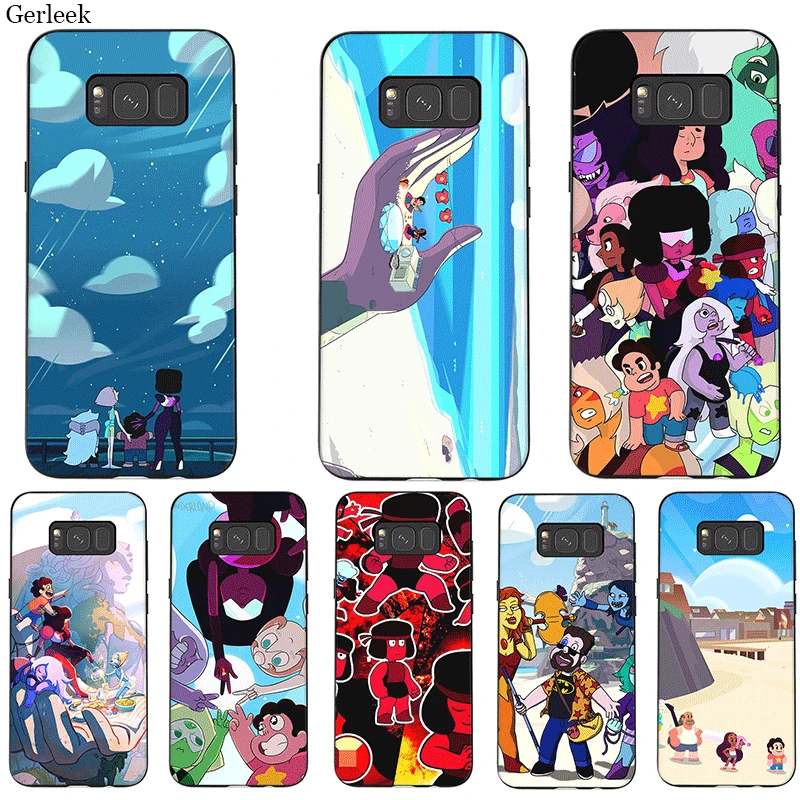 Phone Case TPU For Samsung Note 8 9 S6 S7 Edge S8 S9 S10 S10E Plus M10 M20 M30 M40 Cartoon Steven Universe | Мобильные телефоны и