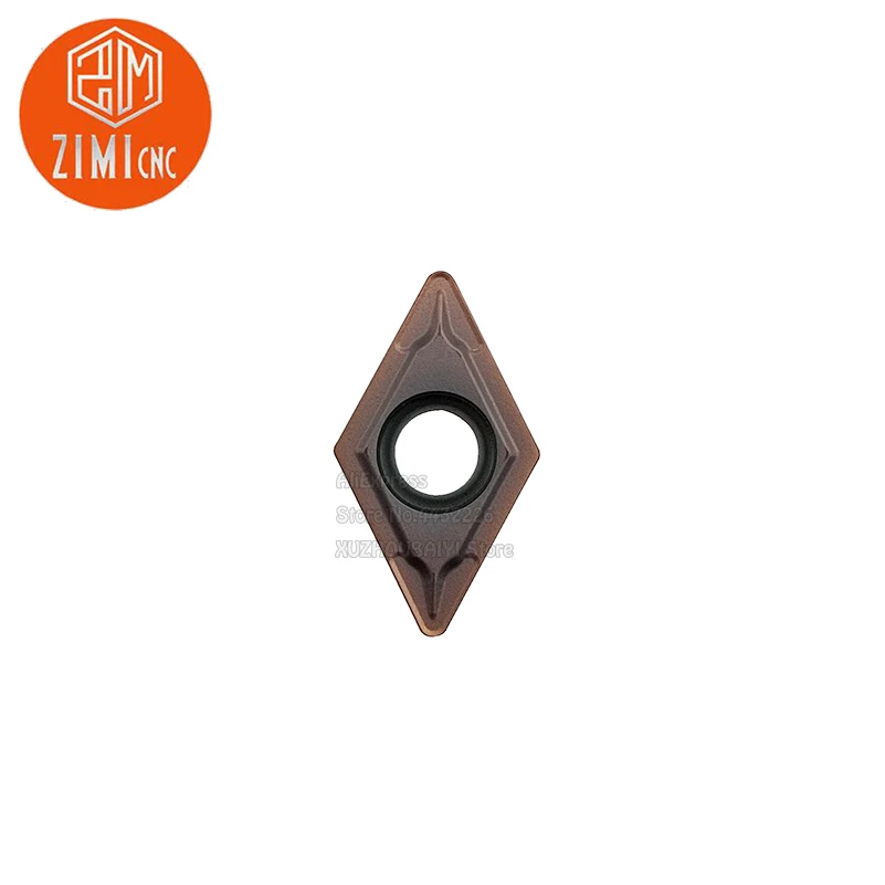 

10pcs DCMT11T304/08 VP15TF Rhombus CNC Lathe Blade Boring Cutter Blade Carbide Cutting Tool Metal Lathe Tools