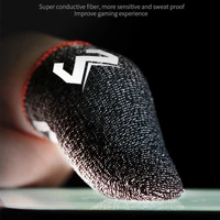 2pcs finger cover breathable game controller finger sleeve for pubg sweat proof non scratch touch screen gaming thumb gloves