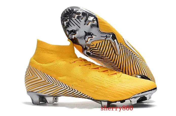 3 Супертонкие VI 360, элитные, FG KJ 6 XII 12 CR7, Ronaldo Neymar, мужские, женские, мальчики, высокие футбольные бутсы, бутсы, американские размеры 4-11 - Цвет: 3