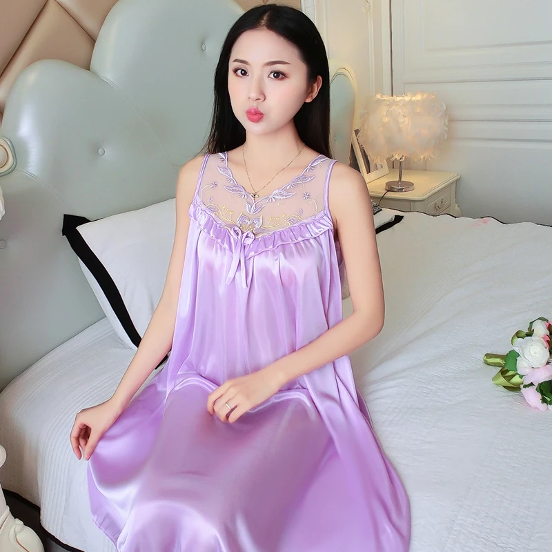 Oversize 4XL Women Lace Badjas Silk Satin Kimono Robe Lingerie Lady Nightwear Bathrobe Bodydoll Sleepwear Bath Robe Nightgown