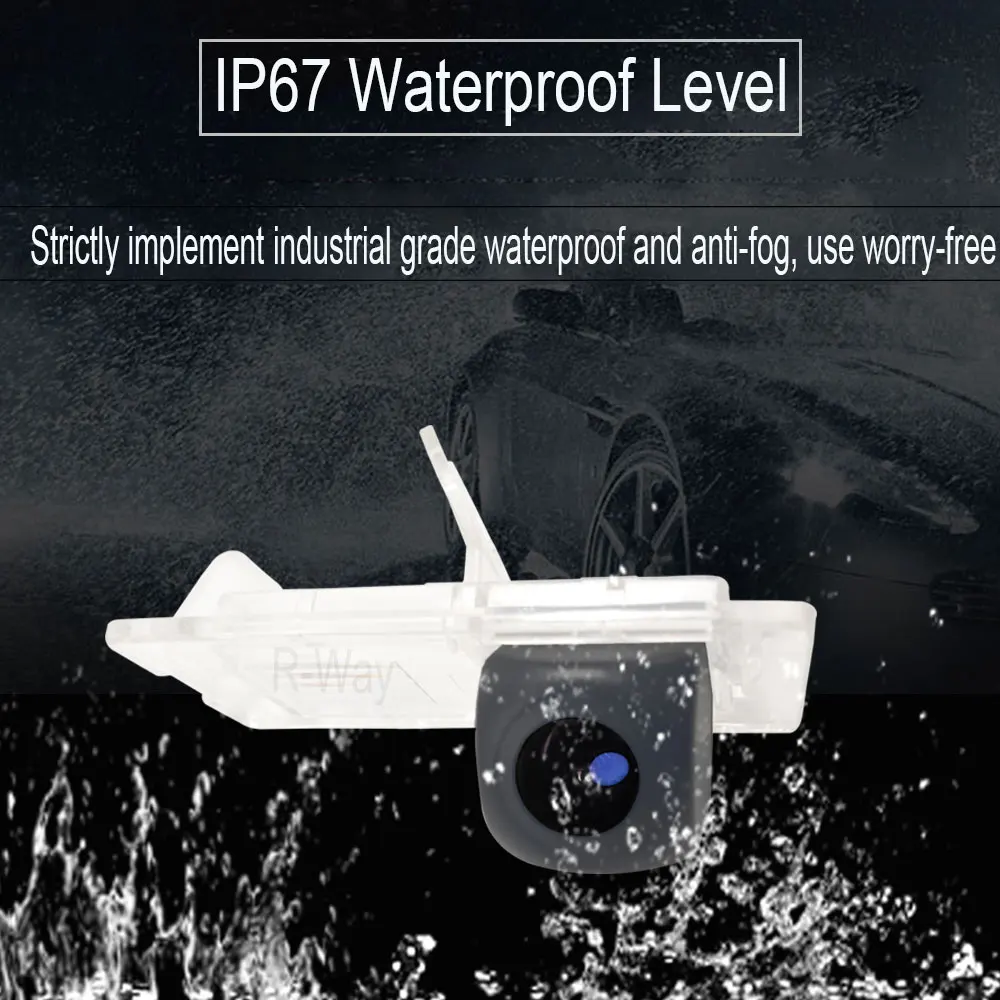 R Way HD Автомобильная камера заднего вида ночного видения для Renault Fluence 2011