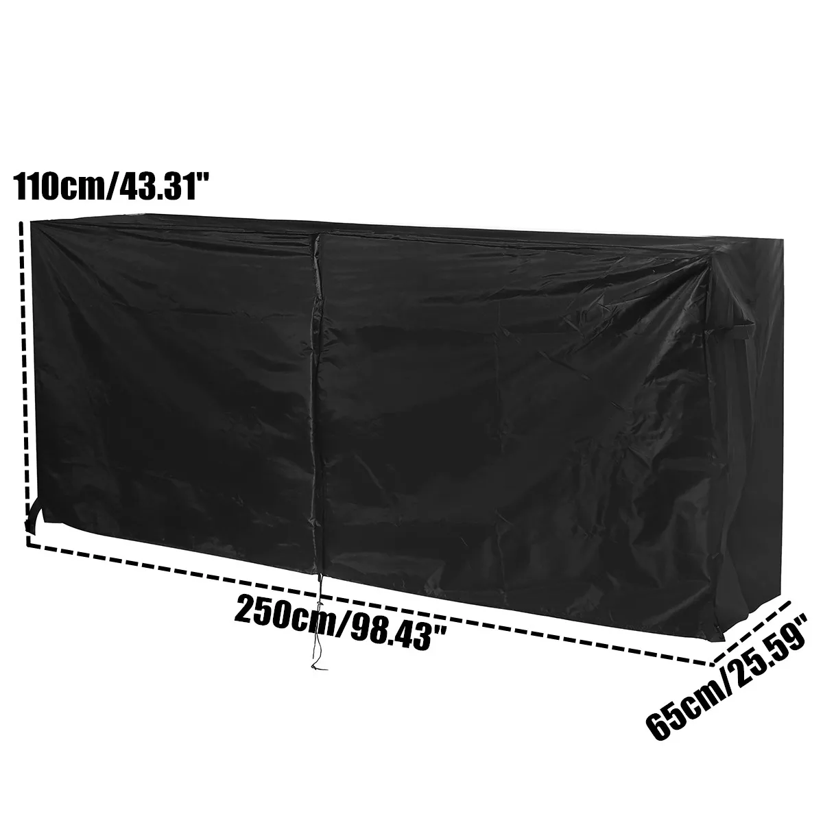 

Waterproof Outdoor Patio Garden Firewood Rack Log Waterproof Cover Heavy Duty Wood Storage Dustproof Protection Cover Zippered