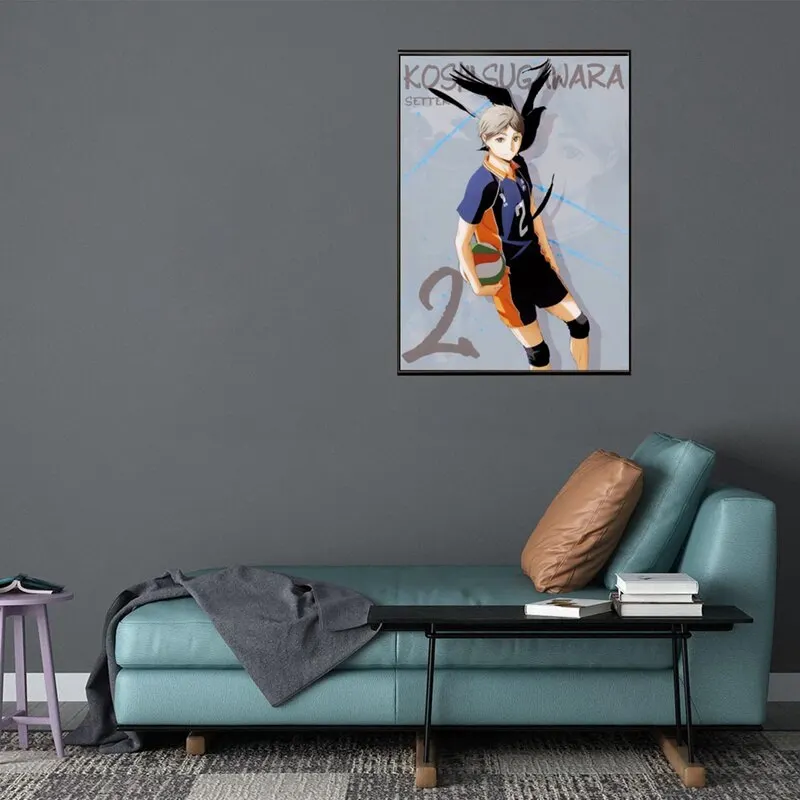 

Haikyuu Anime Full Characters Painting Modern Posters and Prints Wall Art Picture Living Room Home Decoration Cuadros 29*42cm