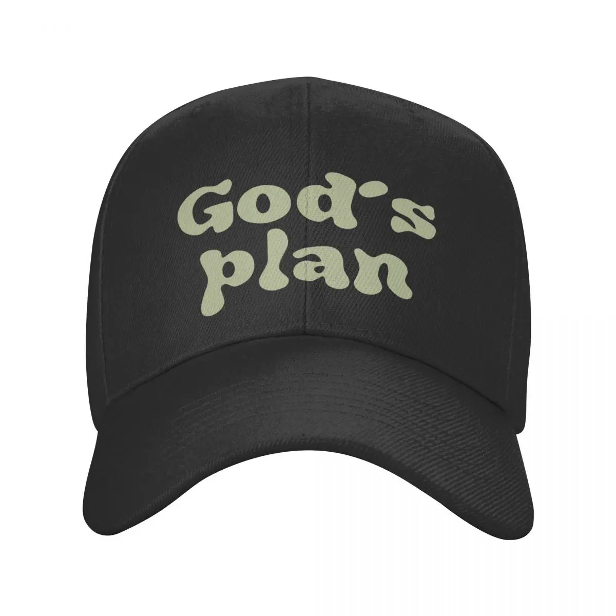 

God's Plan Baseball Cap Adult Hip-Hop Trucker Worker Cap Positive Faith Hats Breathable Snapback Caps Fishing Hat Winter Cap