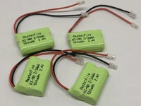 masterfire original ni mh 23aaa 2 4v 500mah ni mh 23 aaa rechargeable battery pack with plugs for rc toys cordless phone