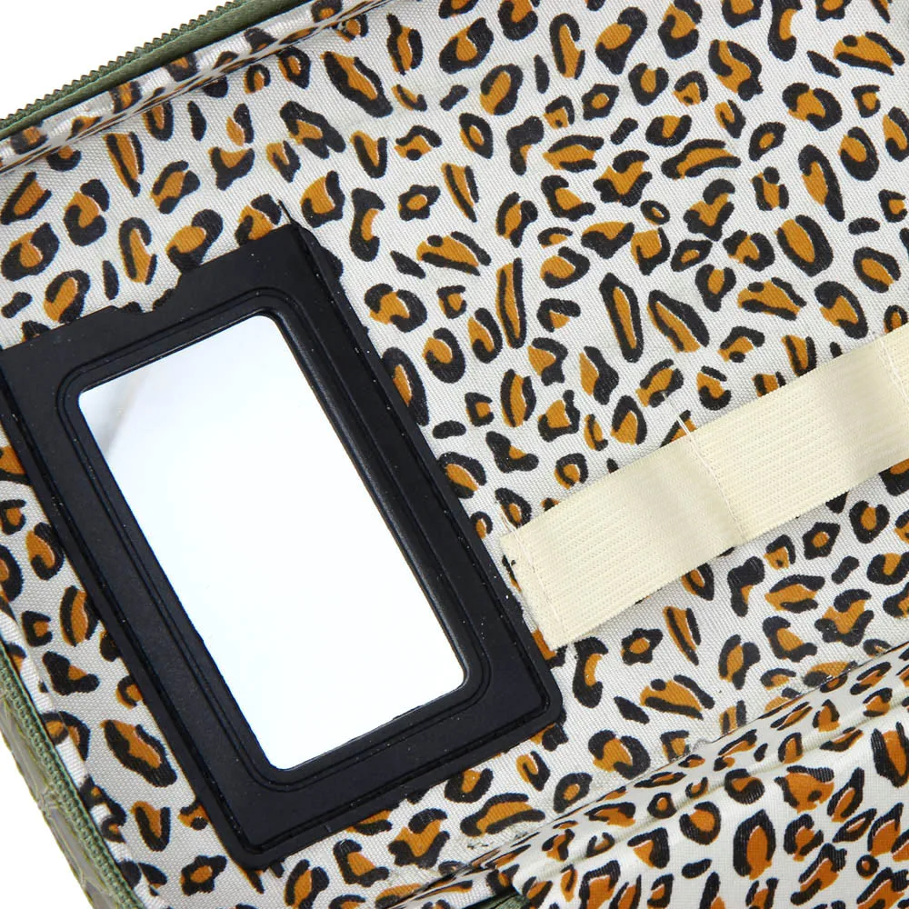 Модная сумка для хранения косметики Кожаная Шкатулка украшений дорожный