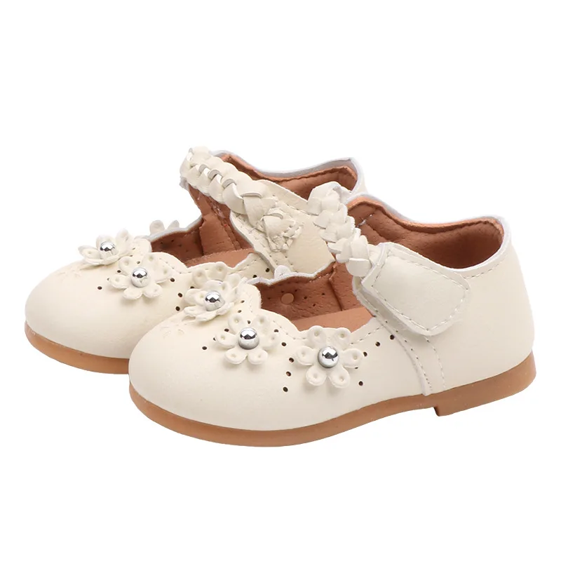 2020 модные туфли для маленьких девочек с цветами обувь принцесс кожаные мягкой