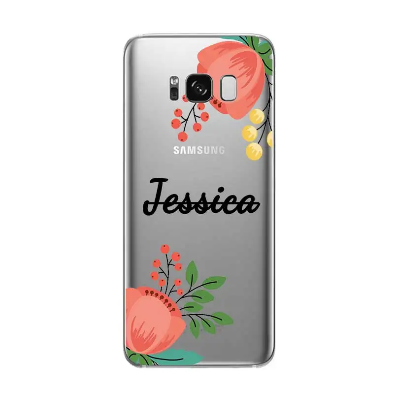 Изготовленный на заказ Ваше имя DIY Горячая подарок чехол КРЫШКА ДЛЯ samsung Galaxy S5 S6 S7