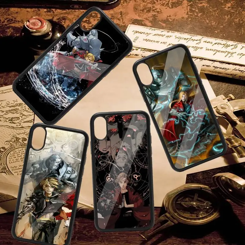 

Fullmetal Alchemist anime Phone Case PC for iPhone 11 12 pro XS MAX 8 7 6 6S Plus X 5S SE 2020 XR