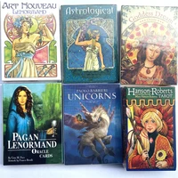 new tarot cards rider tarot cards art nouveau lenormand board deck games palying cards for party game