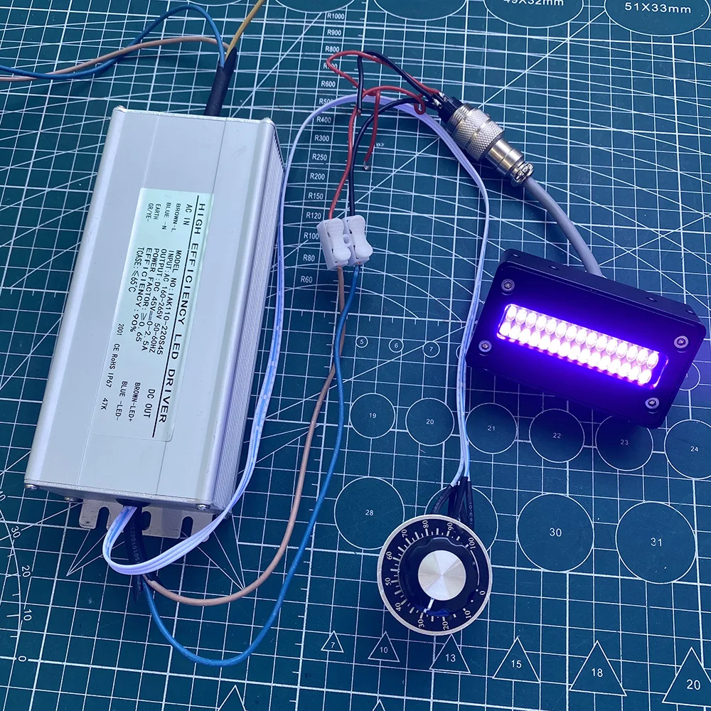 

Epson Dx5 Print Head UV Ink Curing Lamps For XP600 Flatbed Printer Varnish Ultraviolet Lights Gel The Cure 395nm COB LED Modules