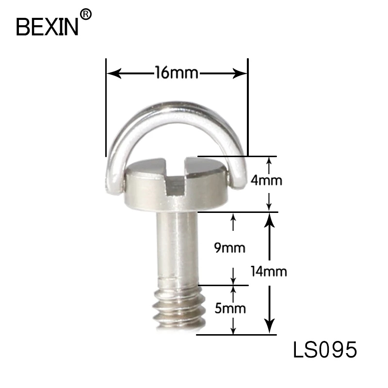 Аксессуары для штатива BEXIN 1/4 дюймов винт для камеры d-кольцо адаптер для камеры Крепление Винт для быстрого крепления пластина шарик головка DSLR камеры