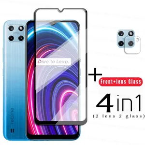 tempered glass for realme c25y glass for realme c25y c25s c21 c20 screen protector full cover glass for realme c25y lens film free global shipping