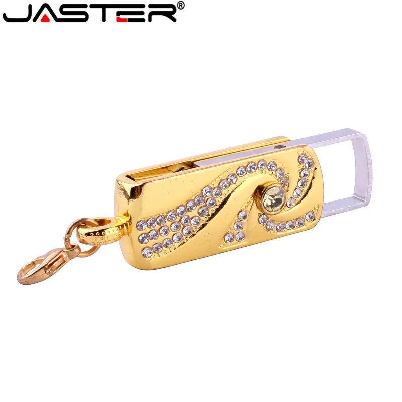JASTER USB2.0 4 ГБ 8 16 32 64 милые блестящие стразы Алмазный флешка карта памяти USB флеш