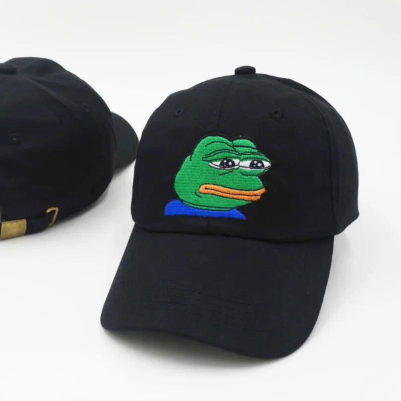 

Cartoon Frog Hip-hop Casquette Baseball Cap Fashion Novelty Fun Fashion Men Hip-hop Hip-hop Hip-hop Cap dad hat summer caps