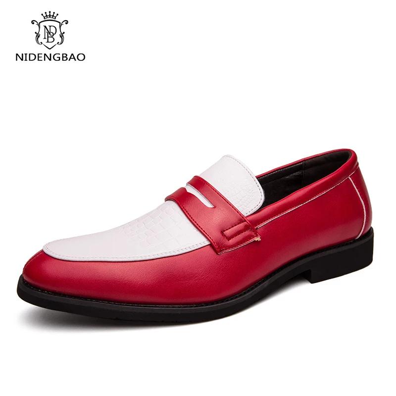 

Fashion Men's Shoes Mix-ed Color Casual Slip-on Loafers Shoes Male Luxury Brand Moccasins Plus Size 38-48 Mens Oxfords Shoes